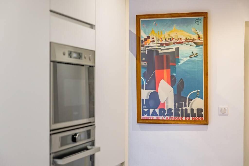 Appartement 5*, Climatise, Avec Terrasse Au Quartier Le Panier Marseille Exteriér fotografie